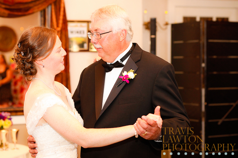 Emily and her father share a beautiful father daughter dance