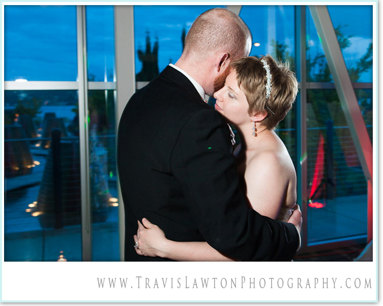 New bride and groom's first dance as a married couple from bremerton washington wedding close to seattle