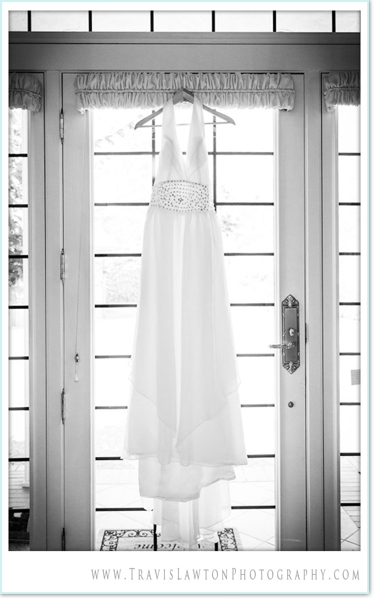 Seattle Wedding Photographer Puyallup Washington hanging wedding dress