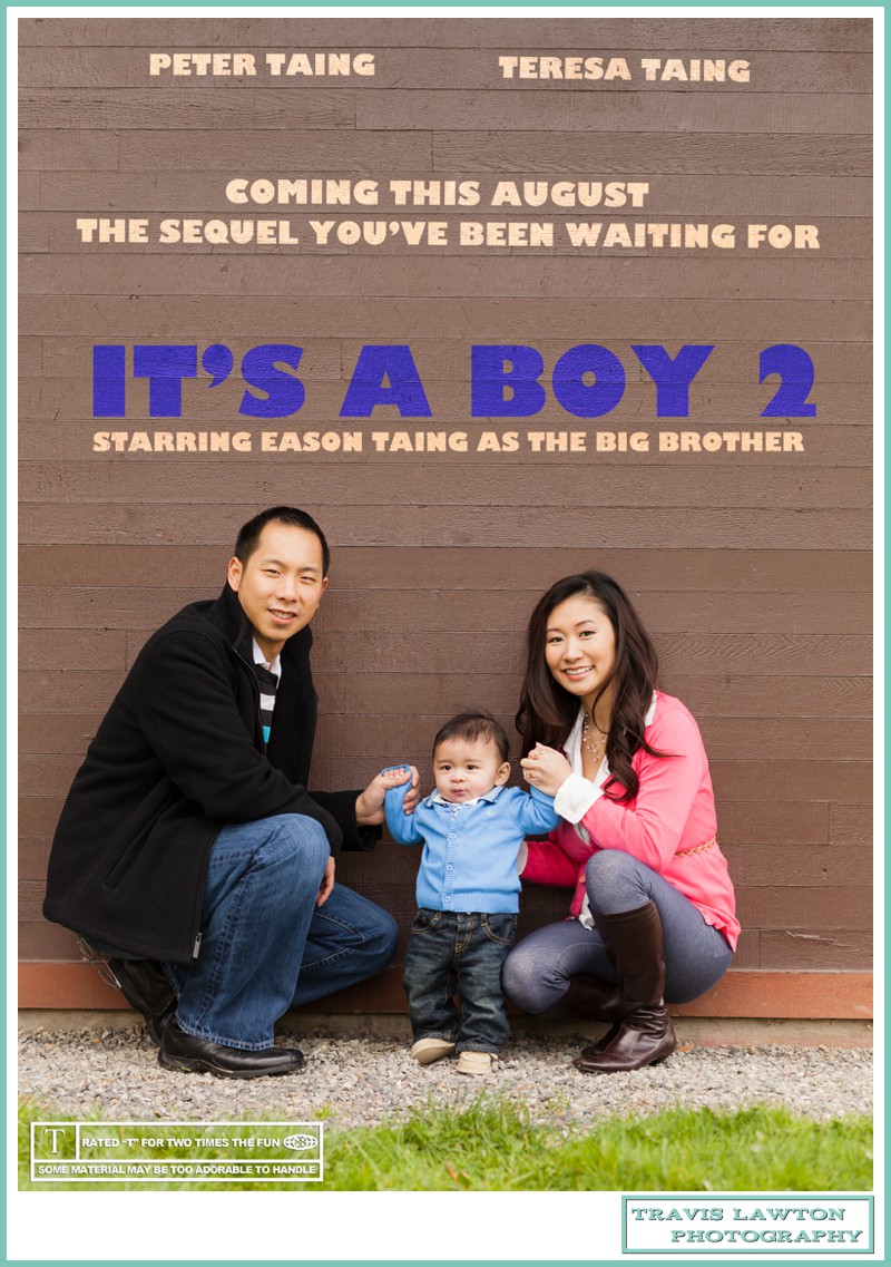 baby announcement movie poster
